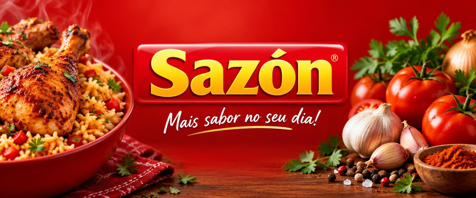 Sazón — pratos temperados e ingredientes frescos